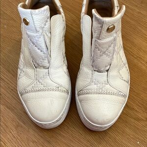 White Leather Women's Shoes